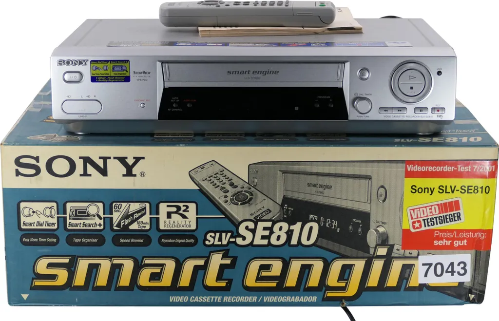 Sony SLV-SE810 Magnétoscope Smart Engine Hi-Fi avec Nettoyage Automatique