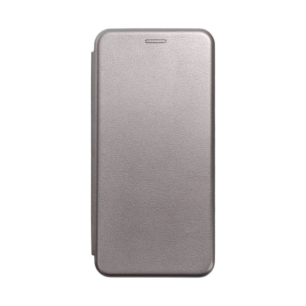 Elegante Buch-Tasche Hülle Leder Optik "Elegance" Wallet Book-Style Schale kompaitbel mit iPhone 14 Grau