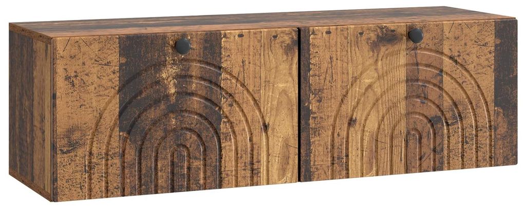 vidaXL Wandmontierter TV-Schrank Altholz 98 x 31 x 30 cm Holzwerkstoff