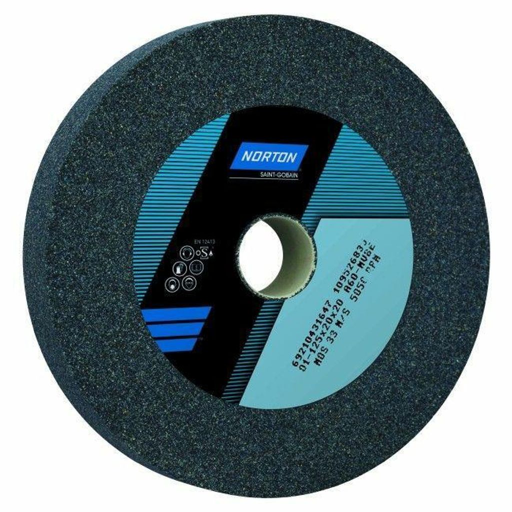 NORTON-SCHLEIFSCHEIBE-01 125 mm x 20 mm x 20 mm A60M5VBE.