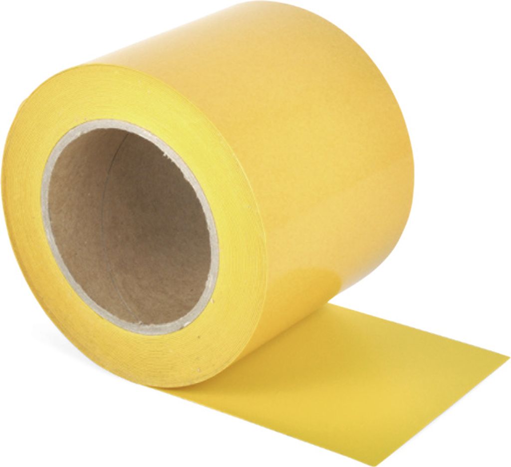 Universelles Bodenmarkierungsband WT-5125, PVC, Gelb, 100 mm x 10 m