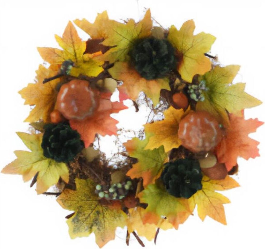 Herbstkranz Dekoration, Ø 34 cm