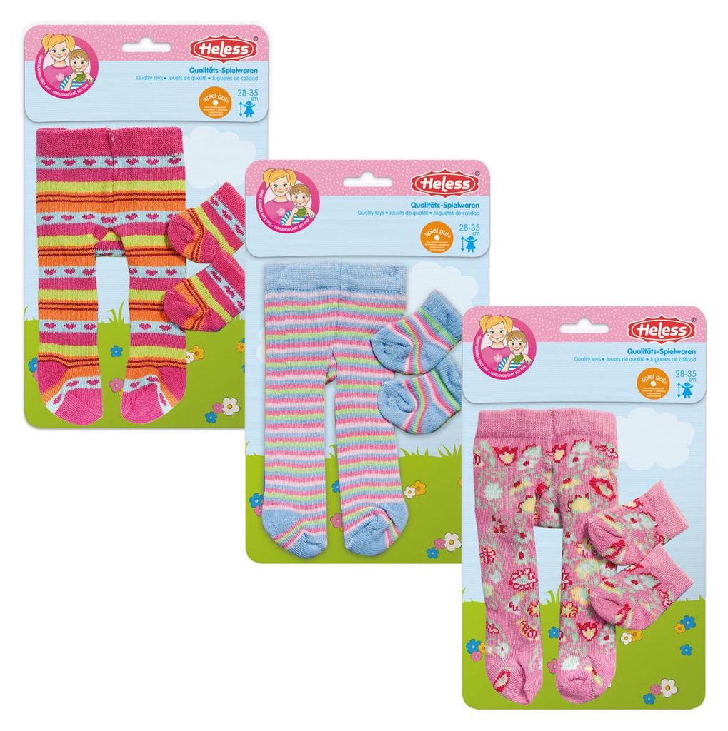 Heless 760 Vêtements de poupées Collants avec chaussettes Image du produit 