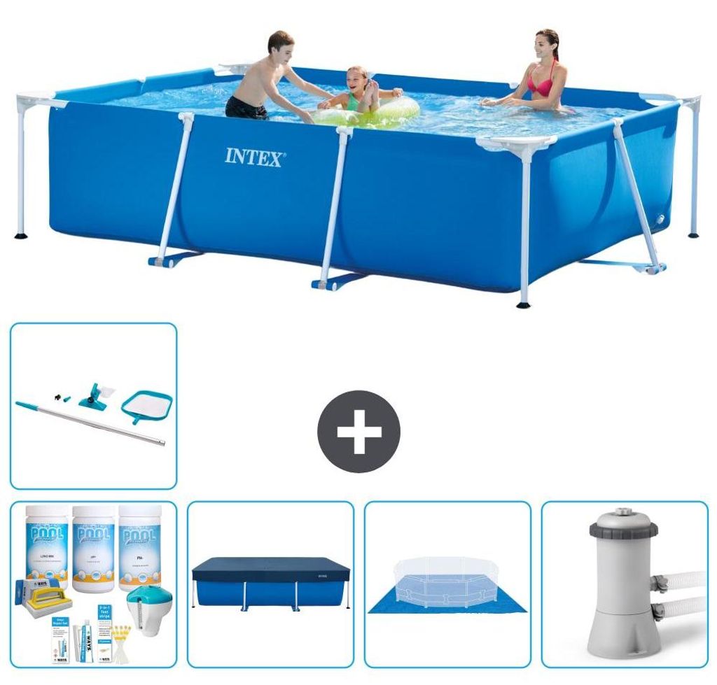 Rechteckiger Frame Pool - 300x200x75 cm - 6-teilig S20045 Produktbild 