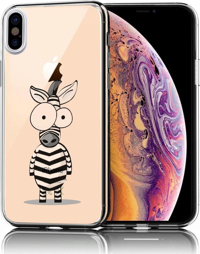 Conie Aufdruck Silikon Schutzhülle für iPhone XS Max Tasche Case Bild Cover Bumper TPU Hülle als Motiv 04