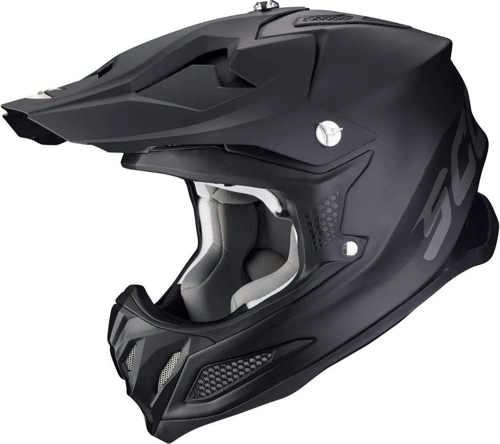 Scorpion VX-22 Air Solid Casque Motocross Noir Mat XS 53-54 cm