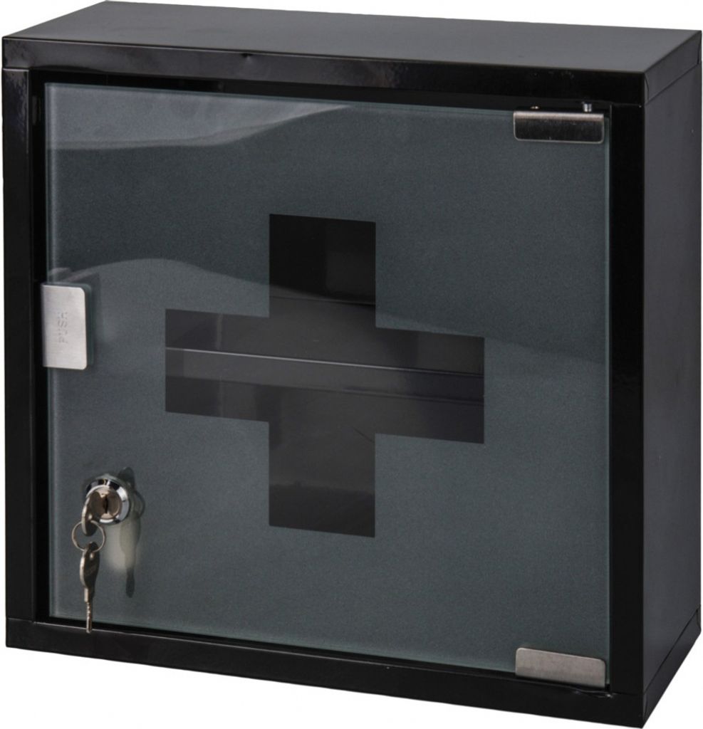 Lékárnička Bathroom Solutions, nerezová ocel/sklo, 30x12x30 Obrázek produktu 