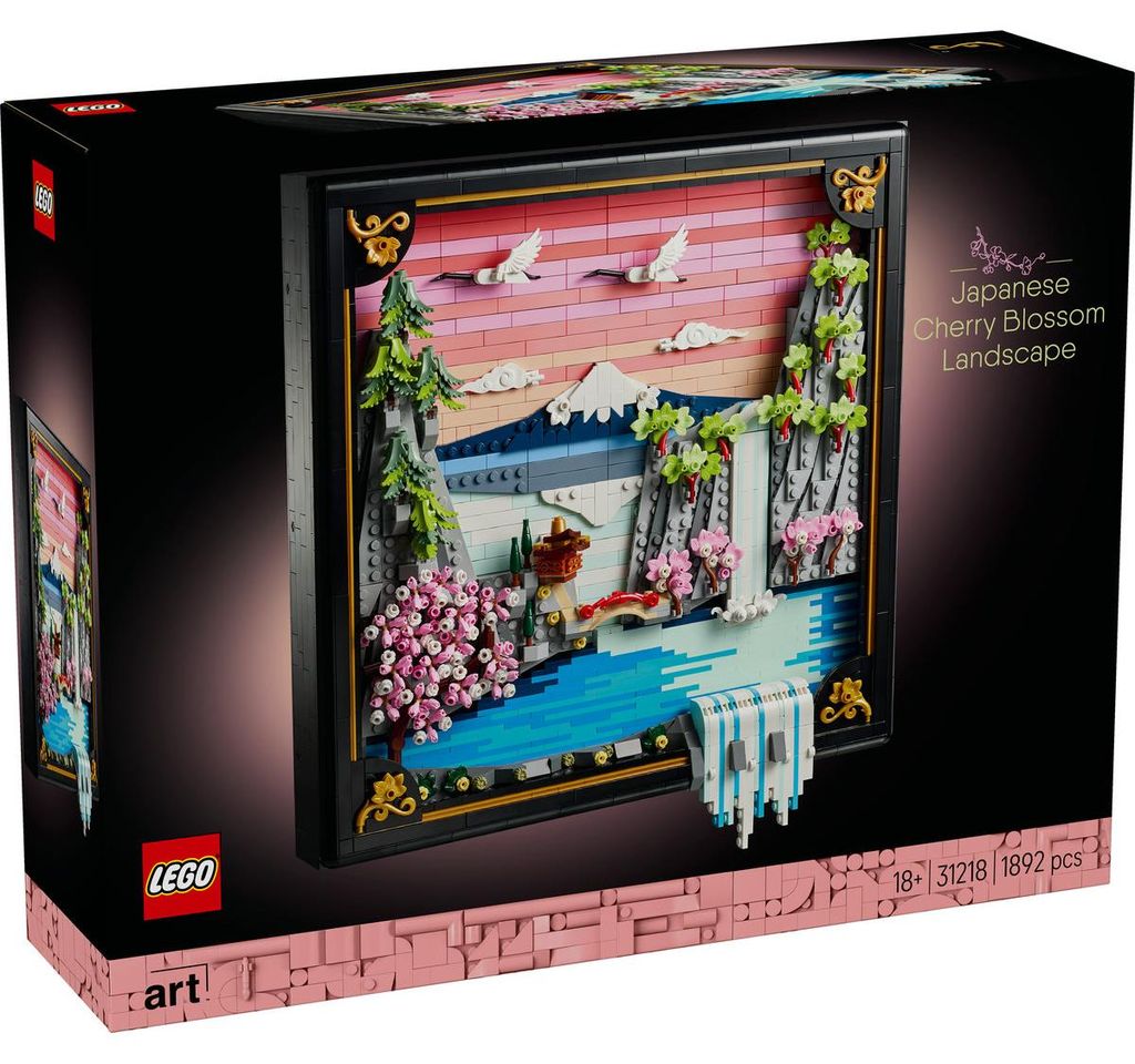 LEGO® Art Japonská krajina s třešňovými květy 31218 Obrázek produktu 