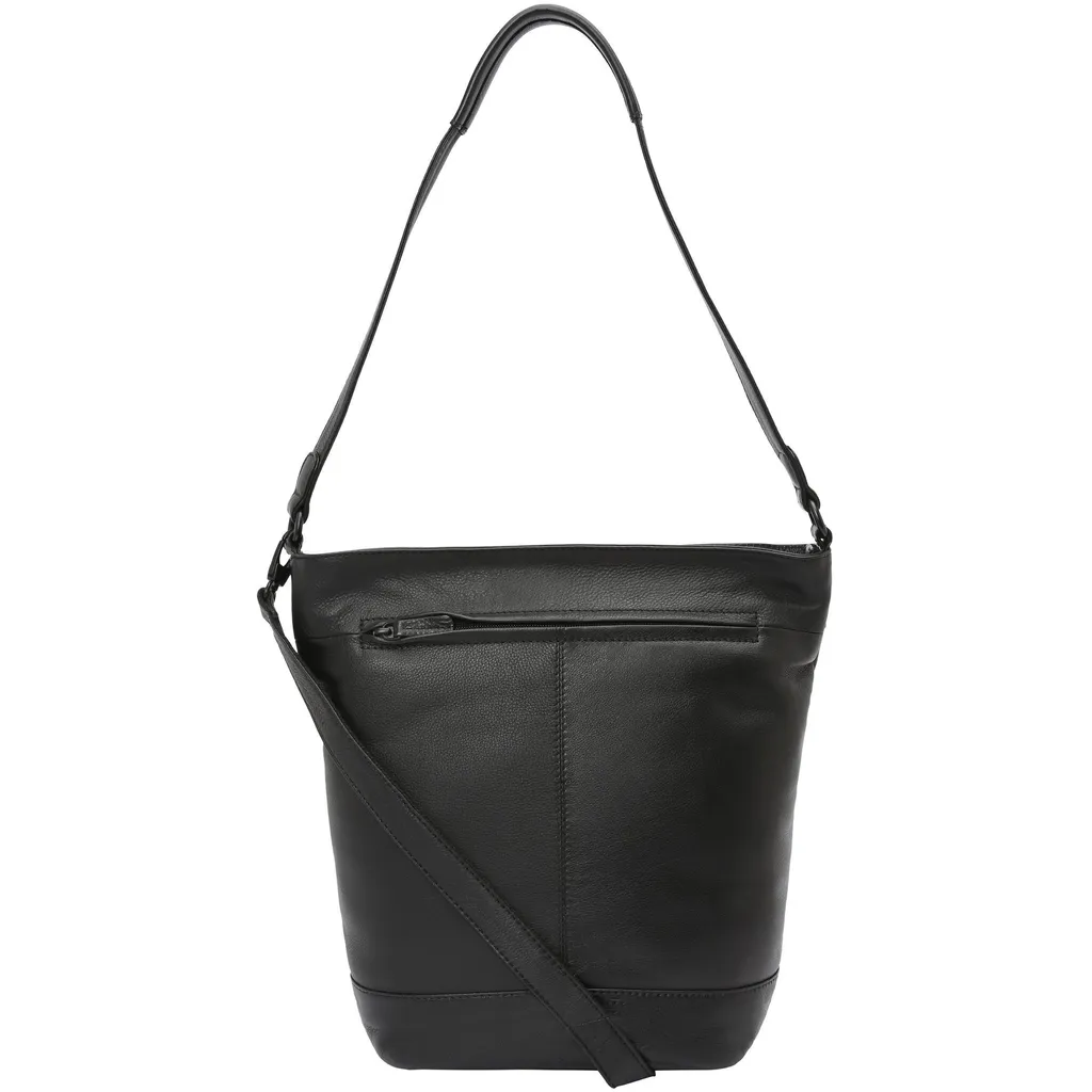 Voi 4Seasons Sac à bandoulière en cuir 25 cm - Élégance Classique Noir