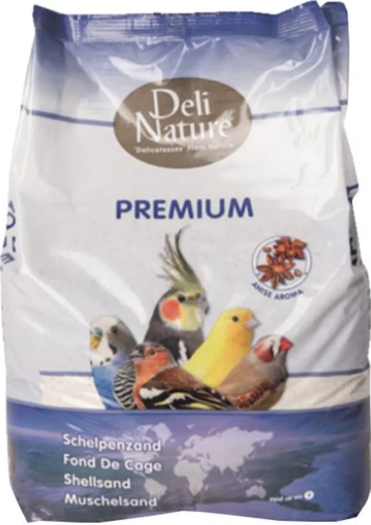 Lettiera Quarzo Bianco Deli Nature 20kg: Igiene e Calcio per Volatili