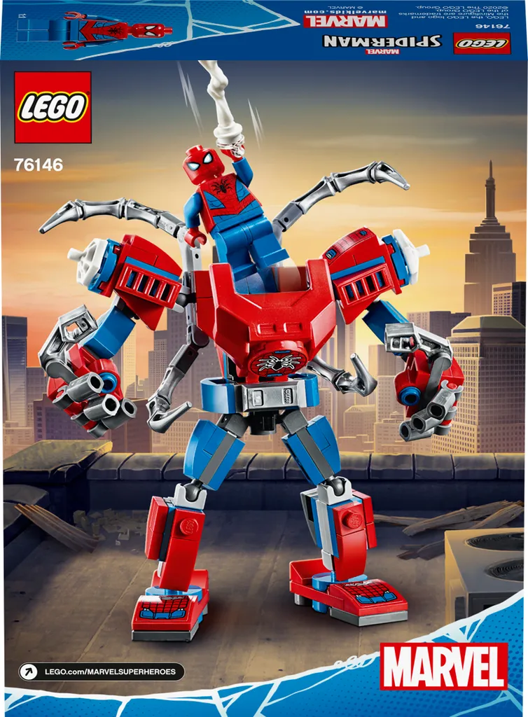 Jeu de Construction LEGO Marvel Spider-Man Attaque du Repaire Araignée - 24