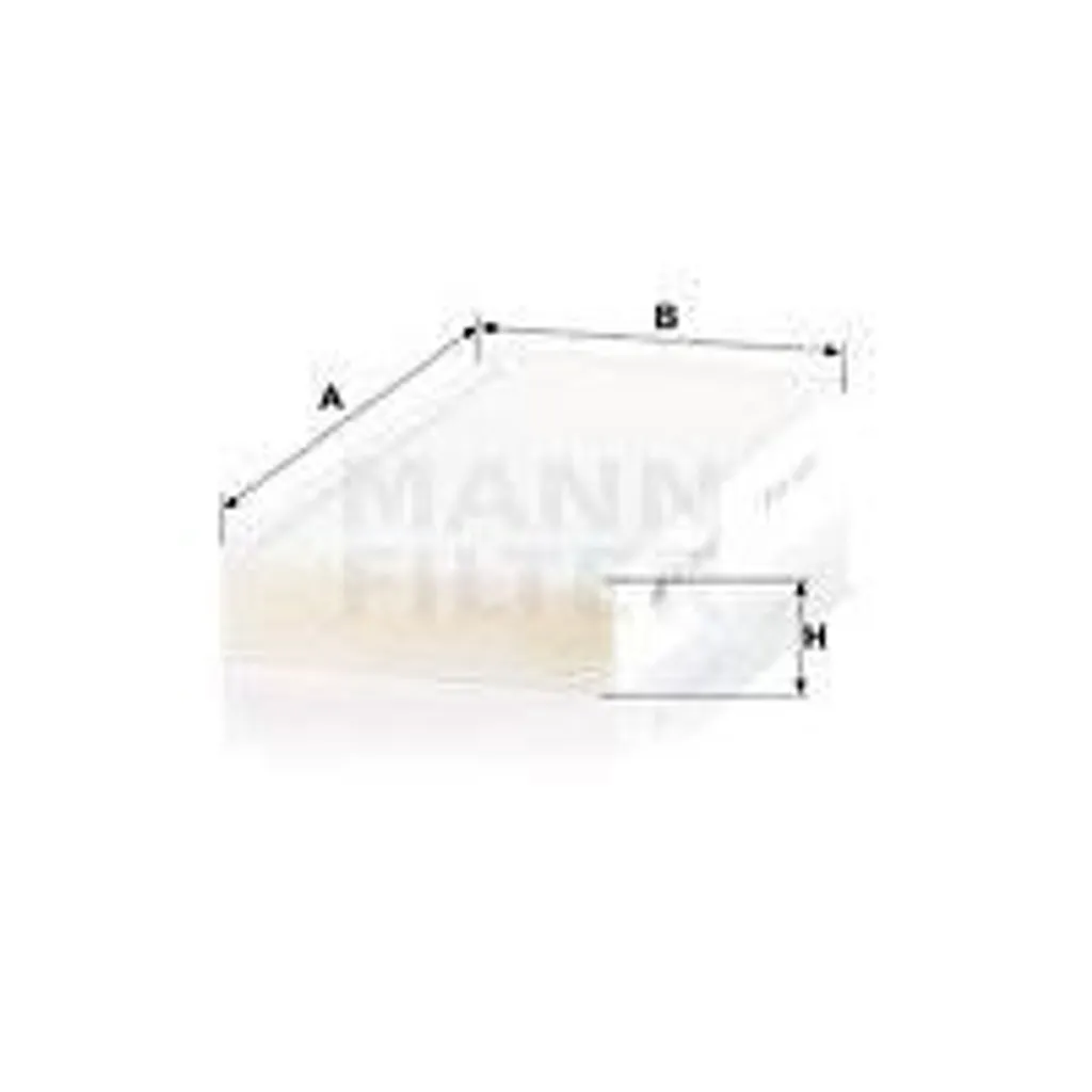 Filtre air intérieur MANN CU 23 005-2 haute capacité pour BMW X1 et i3