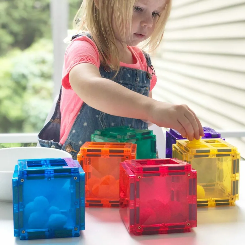 Finis l'Ennui avec Connetix Rainbow Starter Pack 60 Pièces de Construction