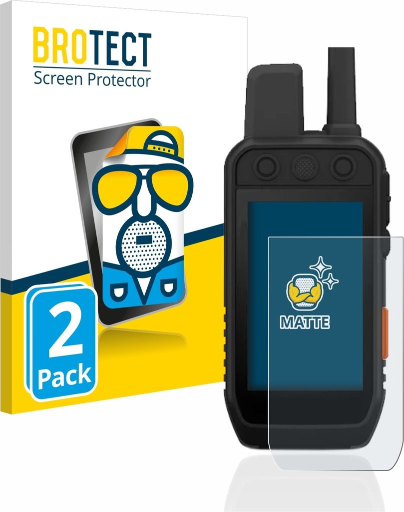 2x BROTECT Schutzfolie für Garmin Alpha 200 / 200i / 300 / 300i K Displayschutz Displayschutzfolie Folie Matt Entspiegelungsfolie
