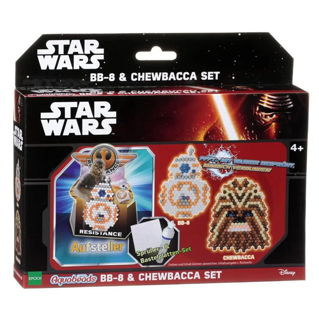 Activité Créative Star Wars Aquabeads BB-8 Chewbacca sans Chaleur
