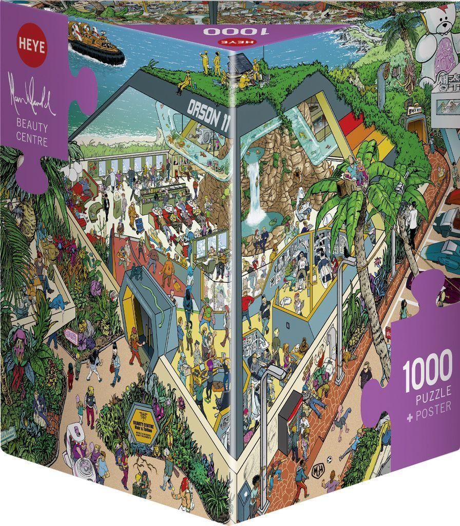 Heye Puzzle Beauty Centre 1000 Teile Cartoon Marc Herold