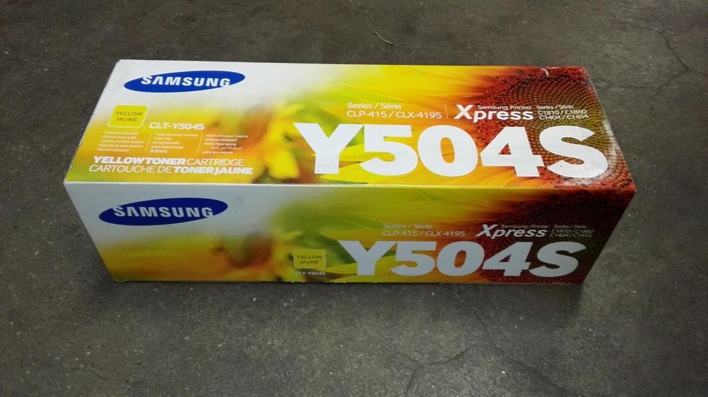 Samsung CLT-Y504S Gelb Original Tonerkartusche, Gelb, 1 Produktbild 