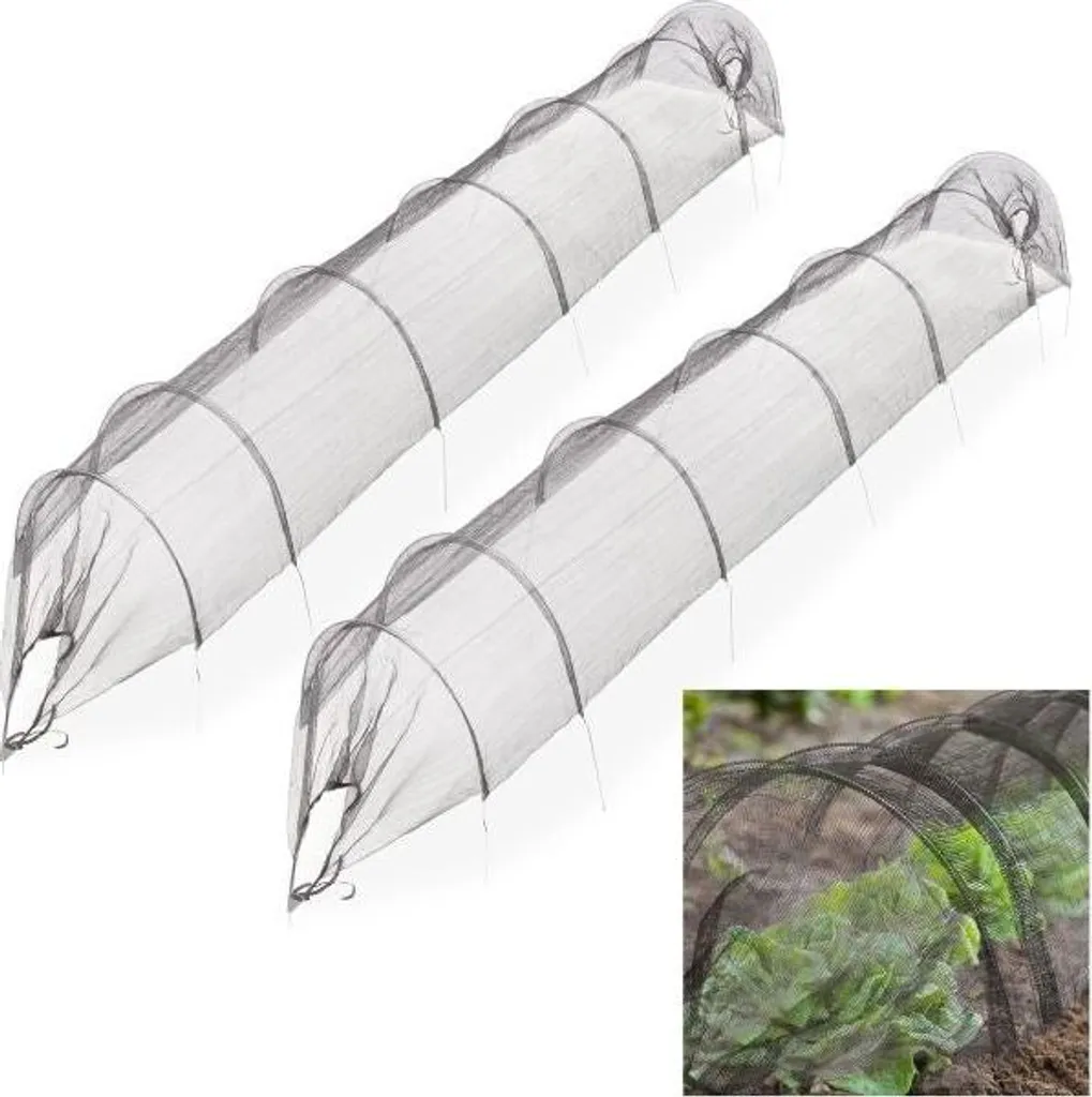 Tunnel de protection potager 3 m lot de 2 pour protéger vos semis