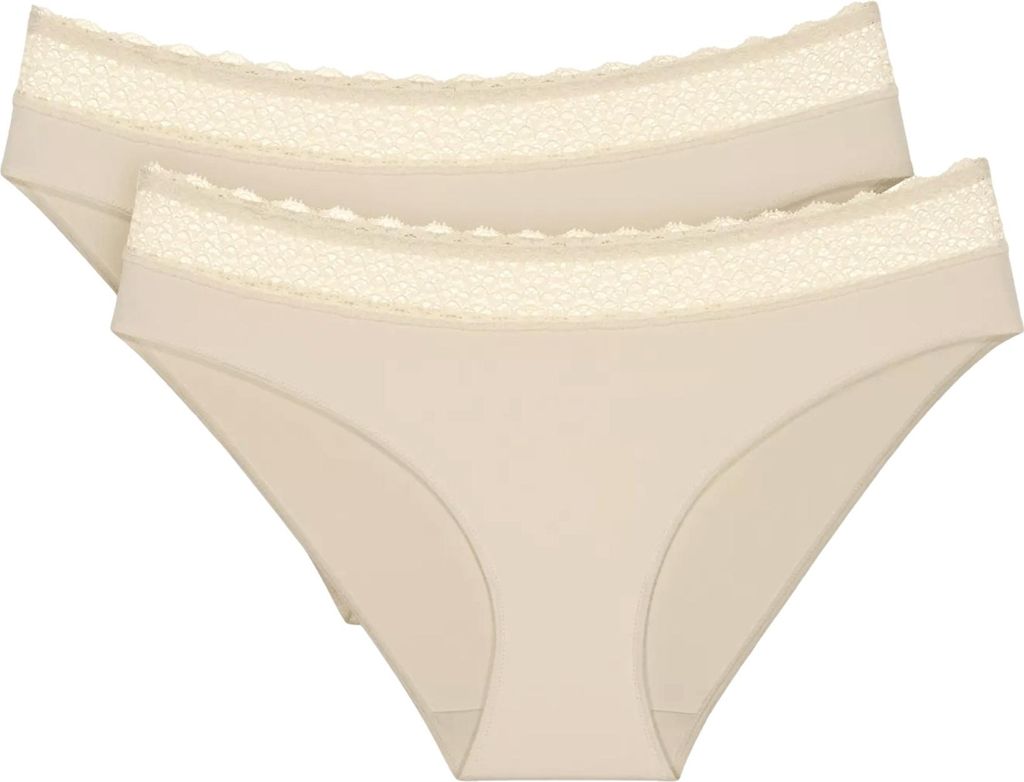 Triumph Damen Tai-Slip 2-Pack Feel of Modal - CREAMY DREAM - Größe M