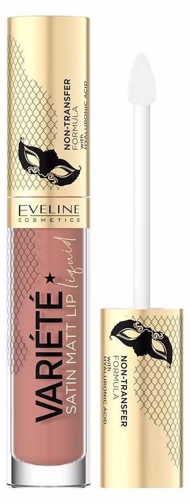 Eveline Cosmetics Variete – mattierender, pflegender Lippenstift, Farbton 04 – 24er Karton