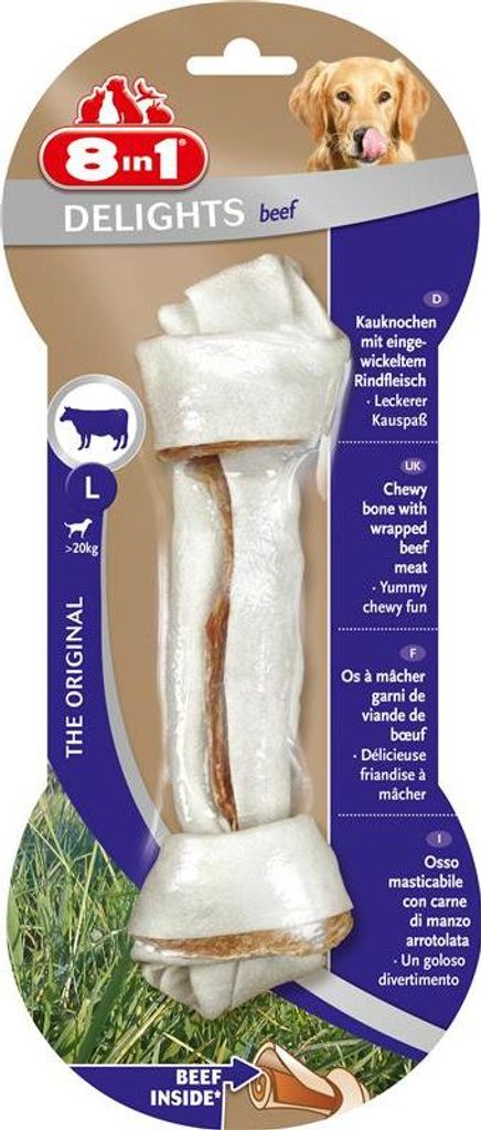 8in1 Delights Beef Kauknochen L Immagine del prodotto 