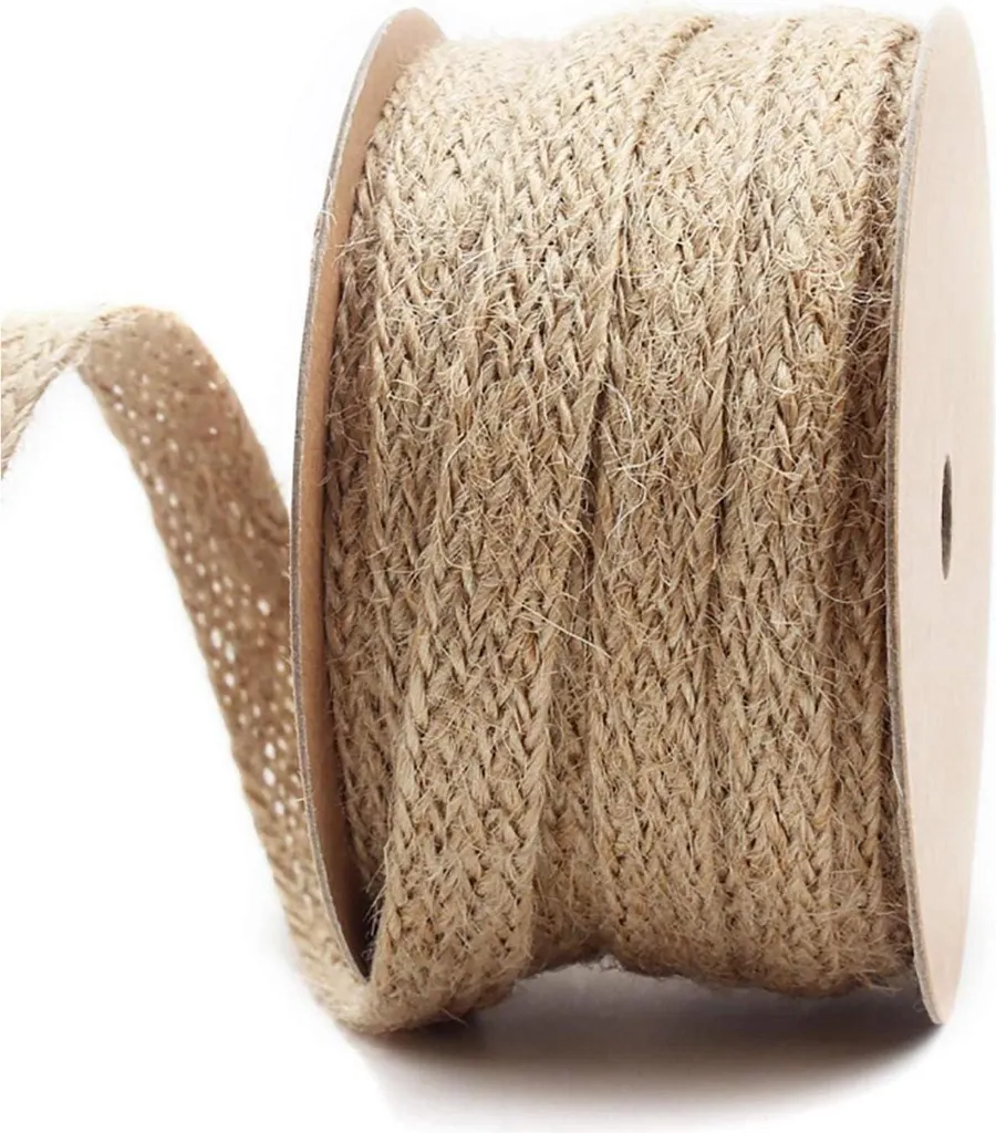 Corde de jute 12mm pour décoration de mariage et emballage cadeau de 10 yards