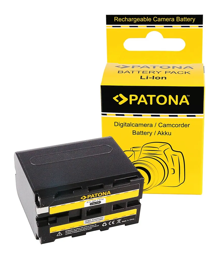 Batteria Sony NP-F970 Ricambio PATONA CCD-SC5 CCD-TR1 | Sicura