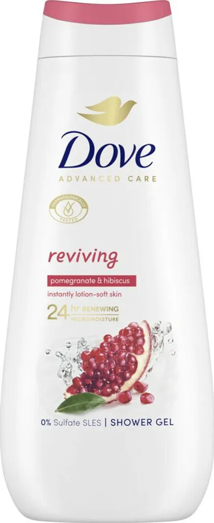 Dove Reviving Melograno e Ibisco 400ml - Docciaschiuma Idratante