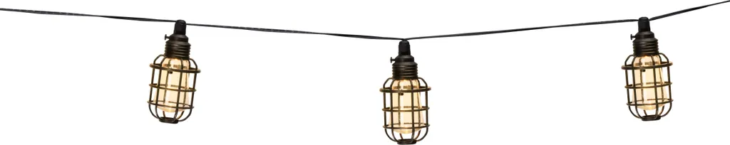 Éclairage Solaire Jardin pour Pergola 10 Lanternes LED Blanc Chaud