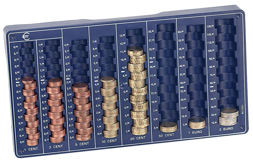 2 plateaux de tri pour pièces de monnaie Image du produit 