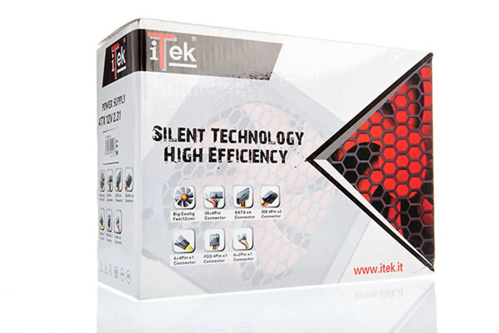 Alimentation itek DESERT 650W ATX avec Ventilateur Silencieux Rouge - 3