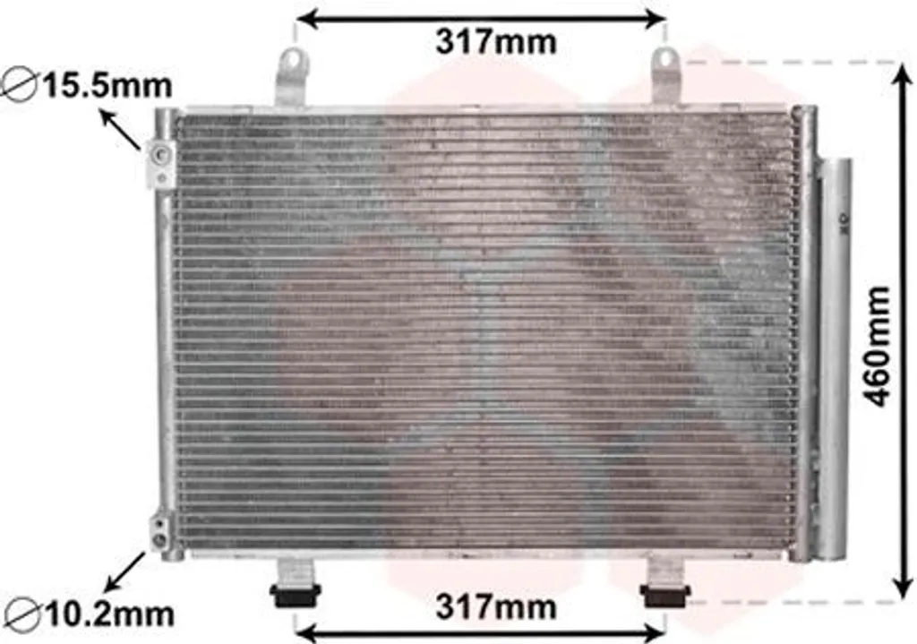 Condenseur clim alu VAN WEZEL : SUZUKI Swift IV | Référence 52005470