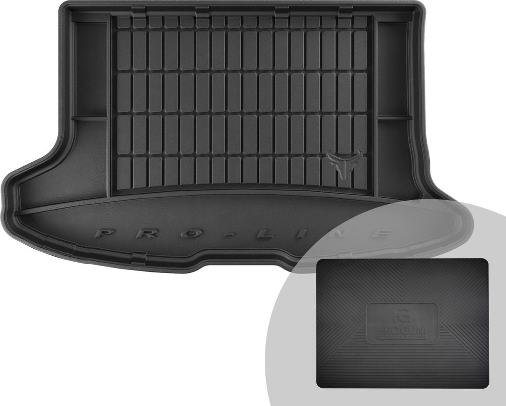 FROGUM ProLine 3D Gummimatte Exklusive Auto Kofferraummatte Kofferraumwanne für Volvo C30 2006-2012