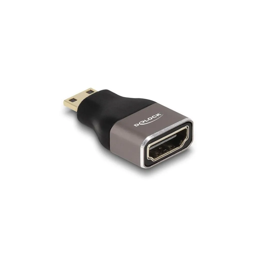 Delock 8K 60Hz HDMI Mini-C Adapter | Zero Lag per Gaming e Streaming