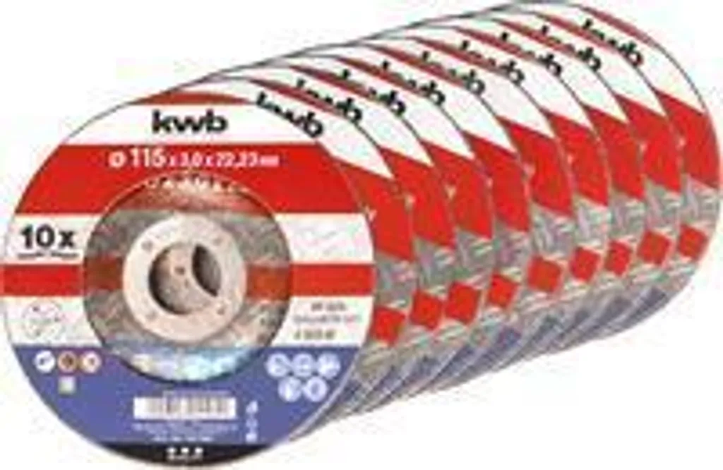 Coupe nette sans effort : Disque à tronçonner 230 mm kwb droit - 5 pces