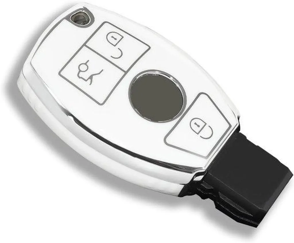 Protection de clé auto en silicone TPU noir compatible multi-marques 1 pce
