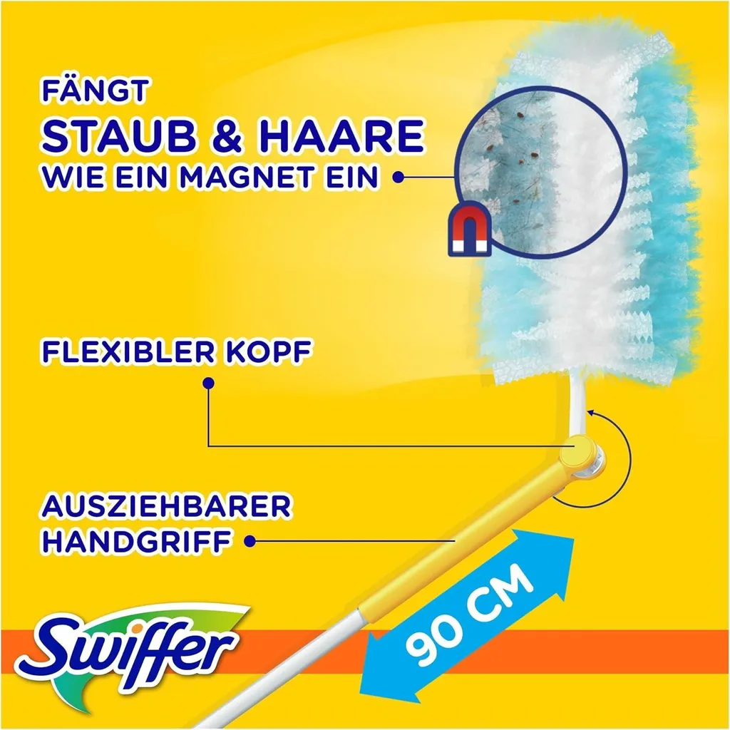 Swiffer 18 Panni Di Ricarica Per Lavapavimenti, Ideali Contro Polvere