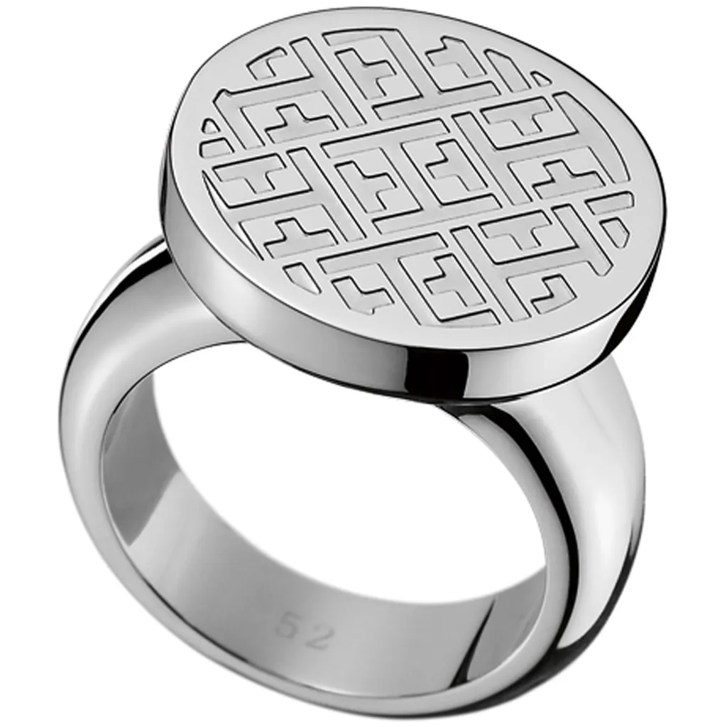 Anello Minimal Tommy Hilfiger 2700090C Donna Acciaio Lucido