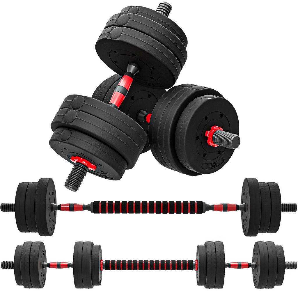 HOMCOM 2 in 1 Hanteln Set 25 kg verstellbare Kurzhantel & Produktbild 