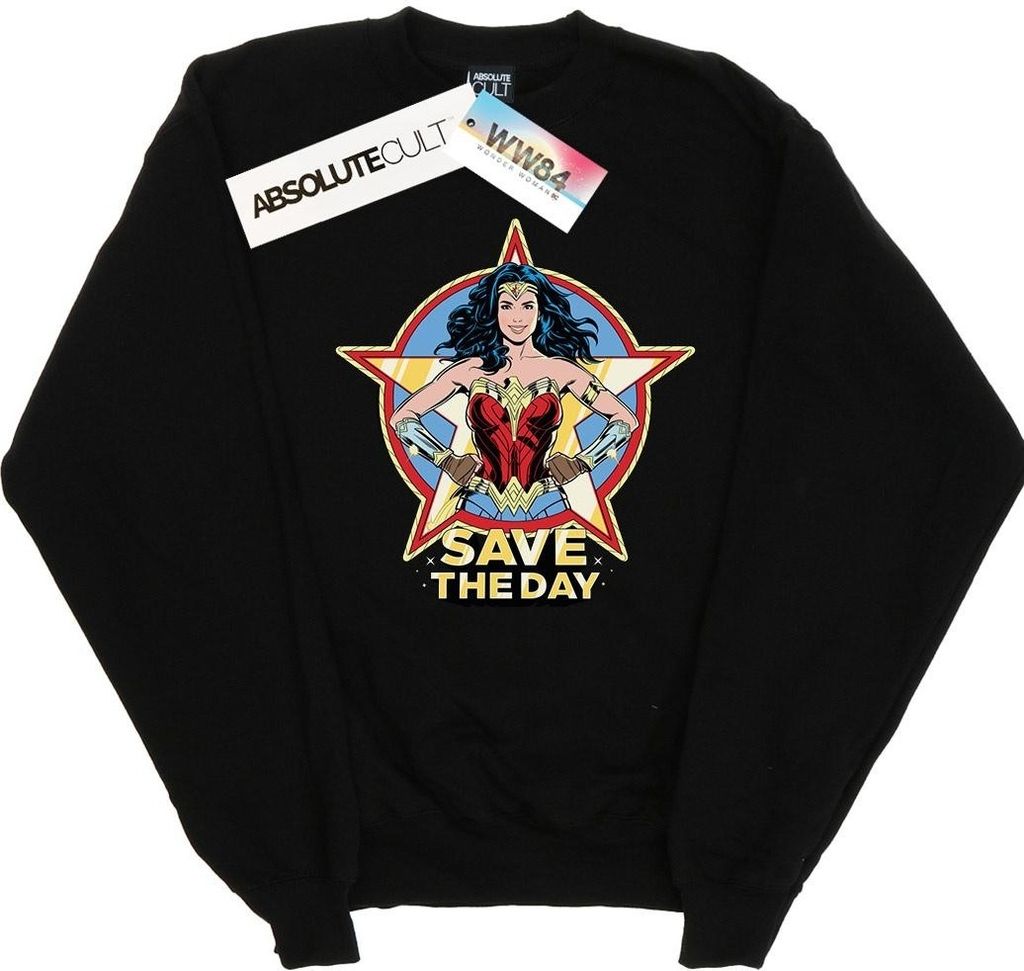 DC Comics - "84" Sweatshirt für Damen BI50172 (S) (Schwarz)