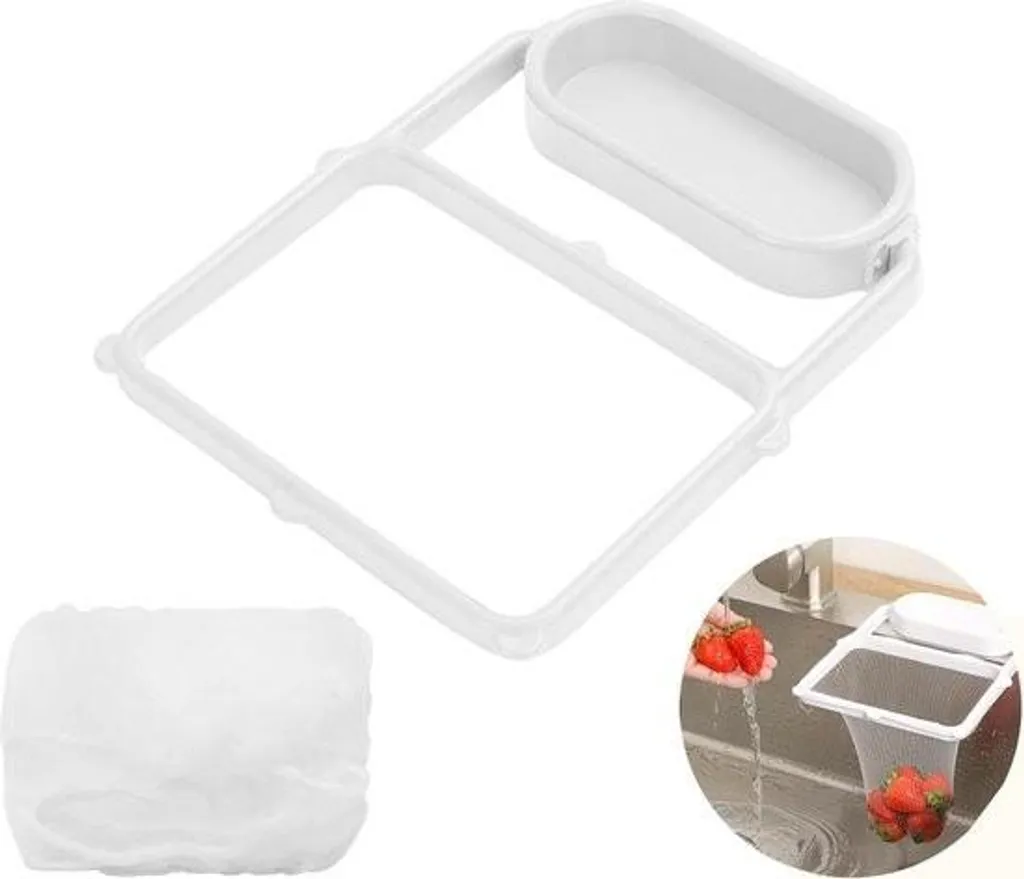 Organizer Lavello Cucina Multifunzione | Filtro Scarti e Scola Frutta