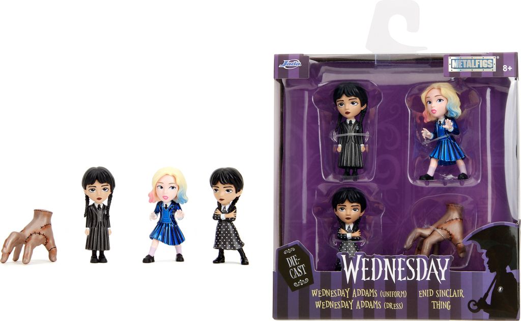 Wednesday Nano Metalfigs Diecast Minifiguren 4-er Pack Wave Produktbild 11
