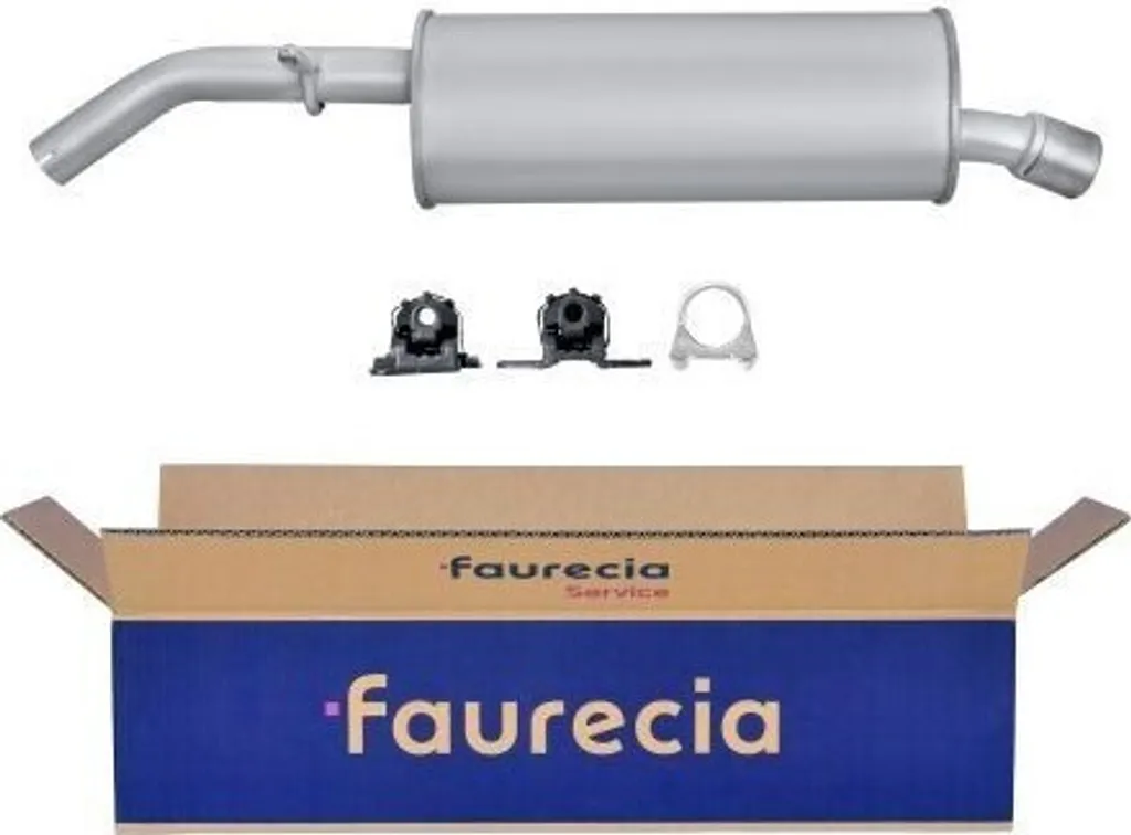 Silencieux HELLA 8LD 366 027-821 en acier aluminisé pour C2 et C3 I