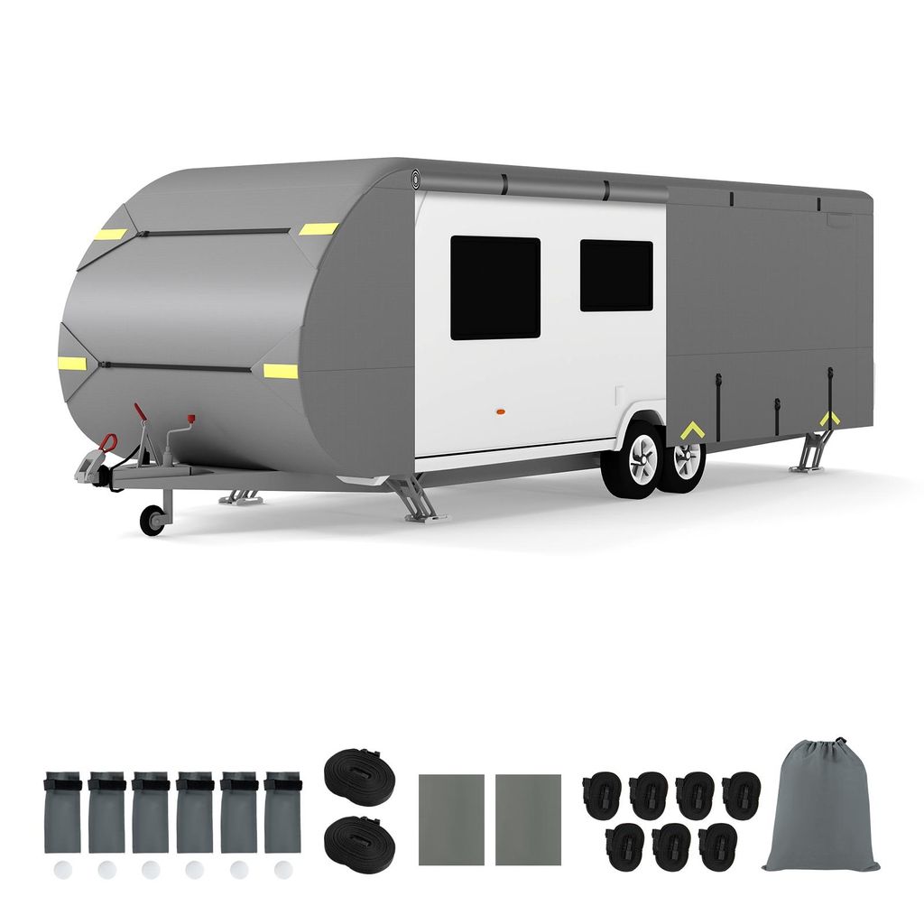 COSTWAY Plachta na karavan 524 x 260 cm, ochranný obal z Obrázek produktu 