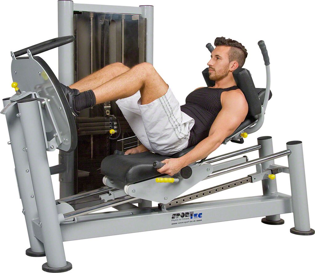 Sport-Tec Funktionsstemme Functional Press mit Wegbegrenzer, Profi Beinpresse