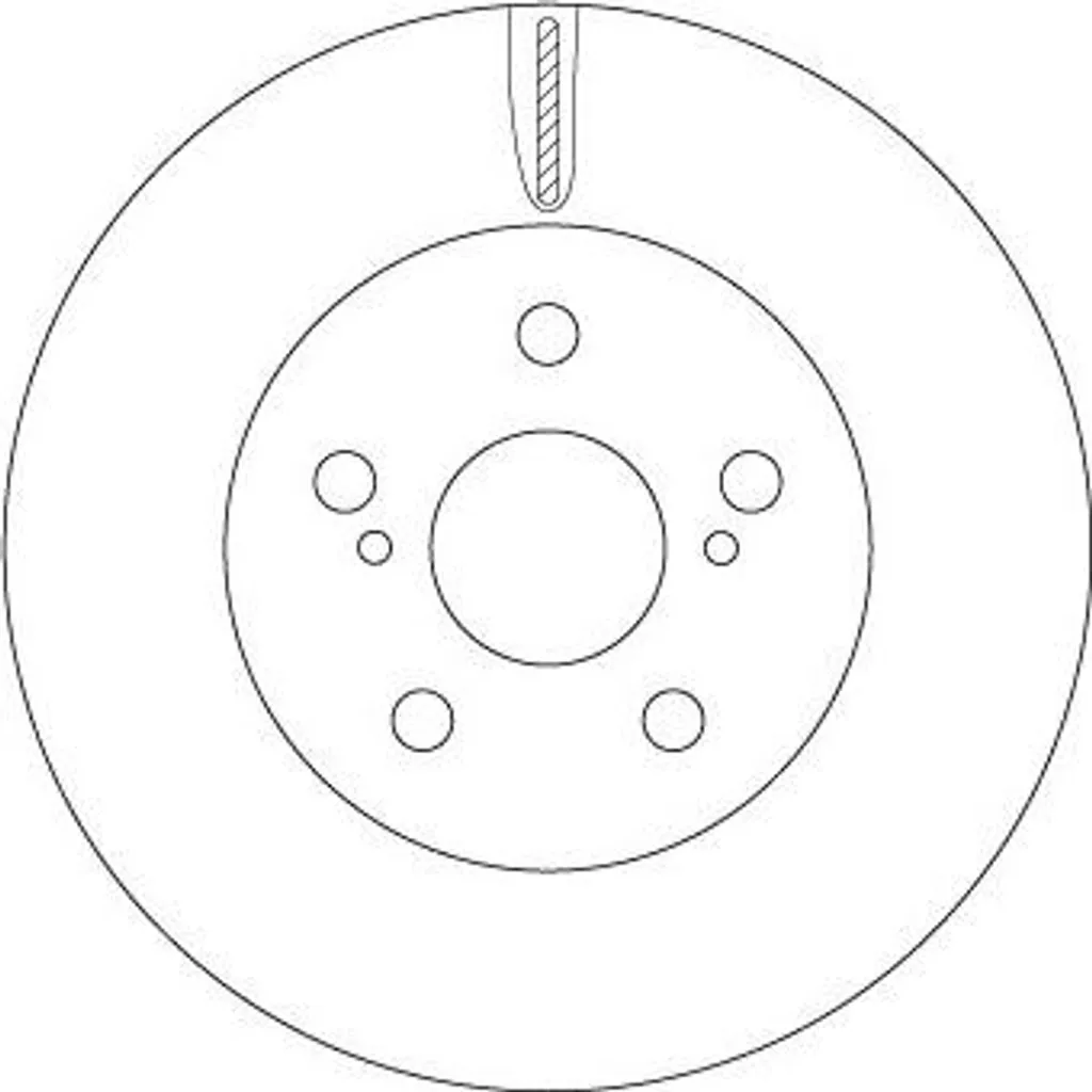 Disque de frein arrière pour Toyota Prius hybride rechargeable W52