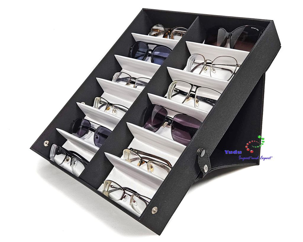 Brillenkoffer Brillendisplay Brillenständer Textilstoff für Produktbild 