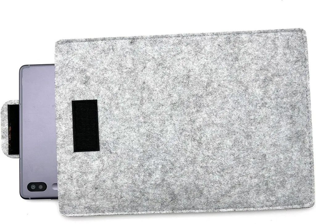Custodia per Tablet in Feltro Grigio | Sleeve Protettiva Minimal