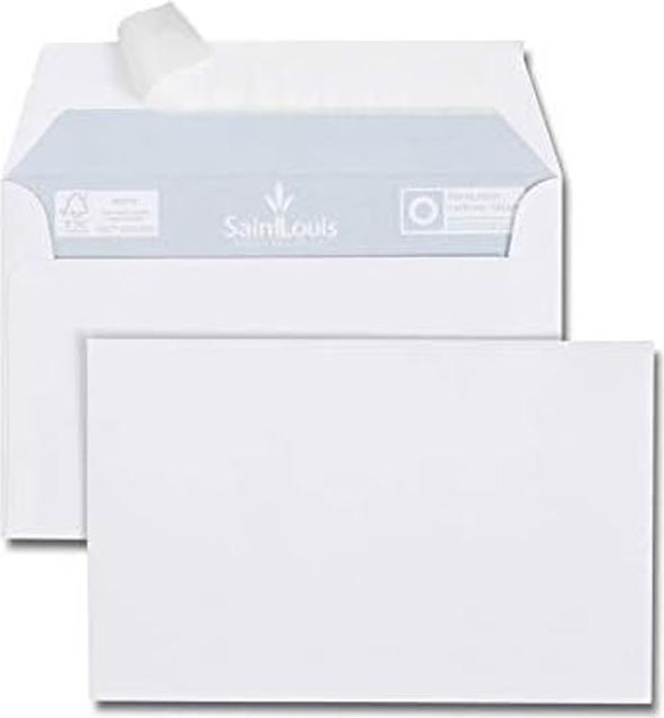GPV Visitenkarten-Kuverts 140 x 90 mm weiß 50 Kuverts