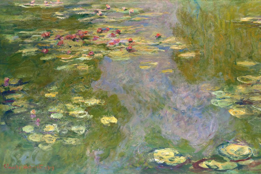 Claude Monet Kunstdruck Bild - Seerosen, 1919 (120 x 180 cm)
